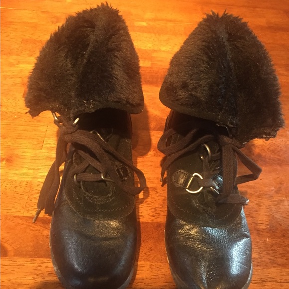 Leather and suede boots - Picture 1 of 2